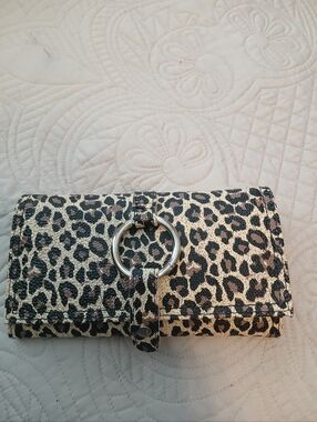 Leopard Print Jewelry Travel Roll